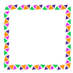 Obraz premium Flat colorful frame