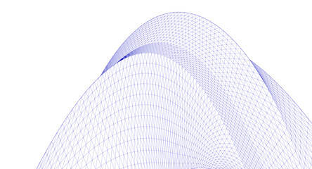 abstract geometric shape 3d illustration