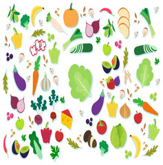 flat-food-background