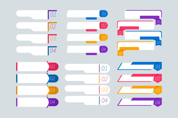 flat-infographic-element-set