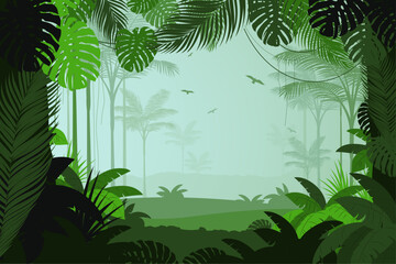 flat-jungle-background