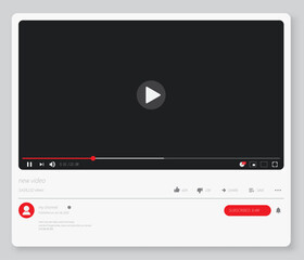flat-youtube-multimedia-player-template