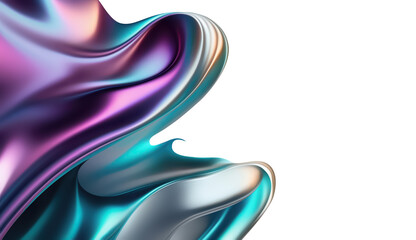 Fototapeta premium Colorful Abstract Design With Smooth Flowing Shapes