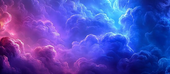 Obraz premium Colorful Storm Clouds Sky