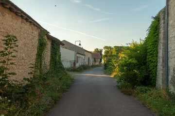 Le petit village de Charroux dans l'Allier en Auvergne proche de Vichy