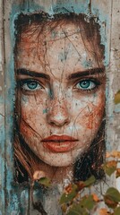 Street Art Portrait Woman