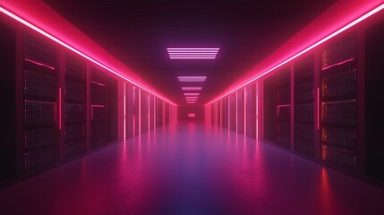 Fototapeta premium The concept of digital transformation involves system engineering, binary code, and programming