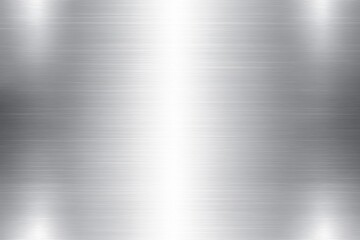 Shiny Silver Metal Texture Background for Industrial and Modern Design