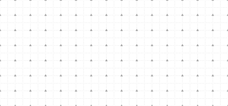Coordinate grid background. Seamless grey grid pattern with triangles and dots, creating a geometric digital design suitable for technological and abstract themes. Copy space