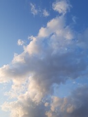 blue sky with clouds