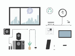 Modern Smart Home System with Automated Devices