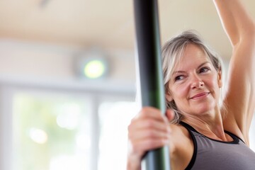 Senior Woman Pole Dancing - Embracing Fitness, Confidence, and Agility
