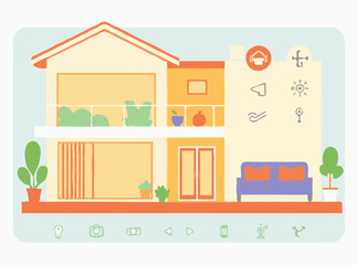 Digital Control Panel for Smart Home Automation