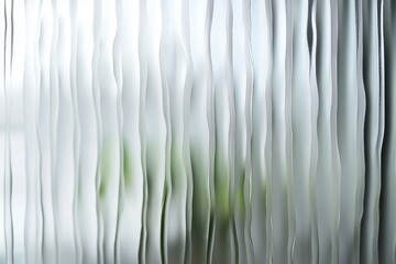 Obraz premium Abstract Glass Texture: An artistic close-up of textured glass creating a mesmerizing play of light and shadow, evoking a sense of depth and contemporary design.