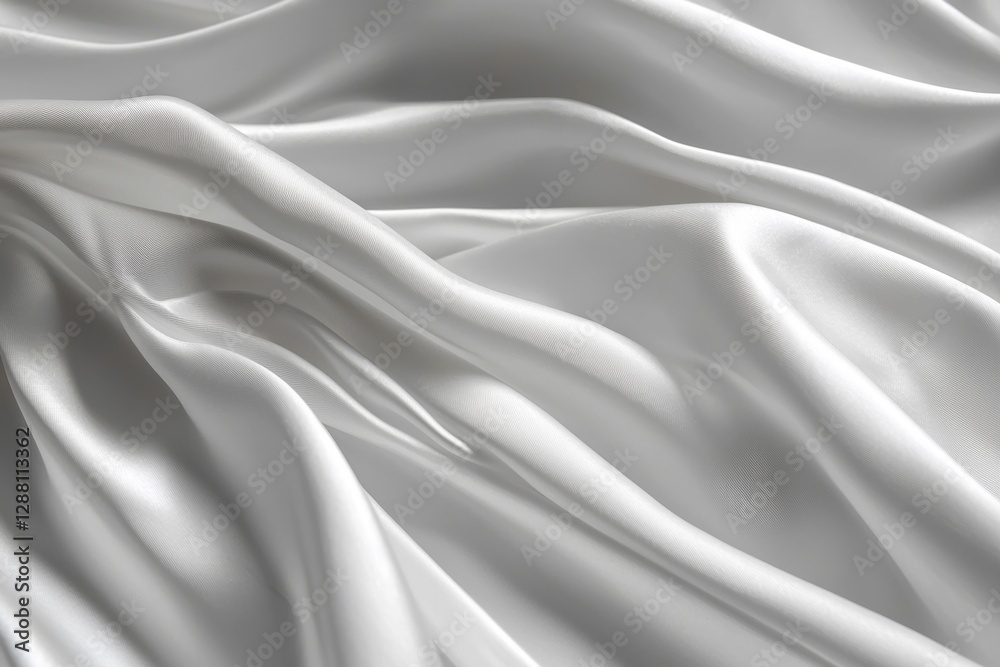 Poster the background features an abstract texture with a soft pattern of white and grey colors