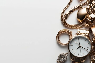 An assortment of antique gold pieces suitable for precious metal recycling