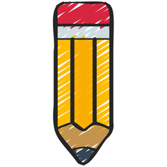 Pencil Stationary Icon