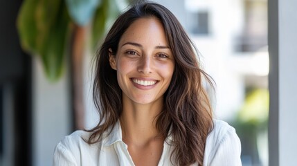 Fototapeta premium Woman posing for portrait