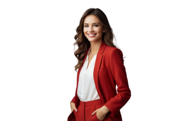 closeup portrait of young happy woman looking in camera