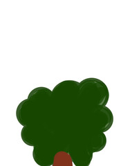 trees on fertile soil