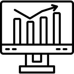 Statistics Icon Vector Element