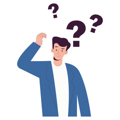 Thinking Person Illustration