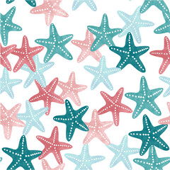 Starfish Delight – Coastal Charm Pattern