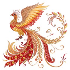 Obraz premium Traditional Russian Folk Art Elements