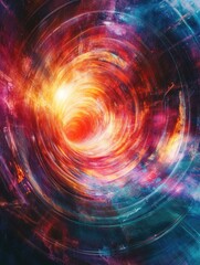 Obraz premium Mystical Cosmic Vortex