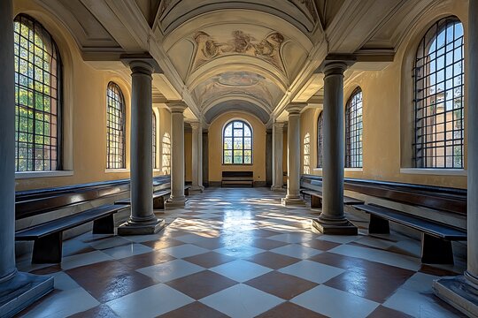 Sunny Italian Hallway