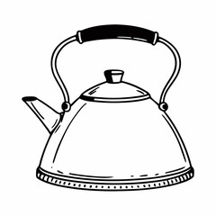 teapot on a white background