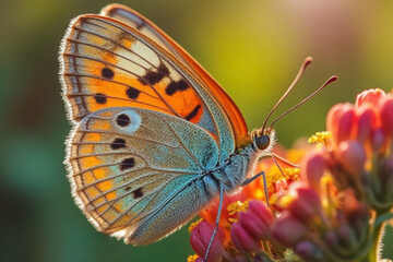 Obraz premium butterfly on a flower