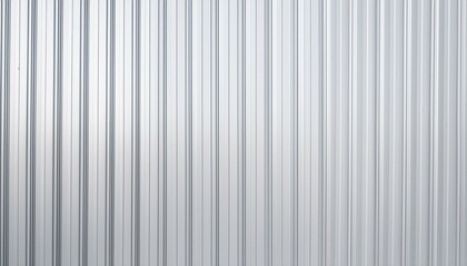 Obraz premium panorama of white corrugated metal texture surface or galvanize steel background