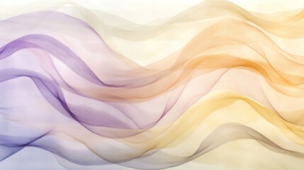 Abstract Pastel Waves: A Serene Tapestry of Color and Light