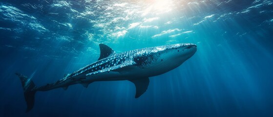 Obraz premium Set Sail on a Marine Adventure: Journey with Ocean Giants 