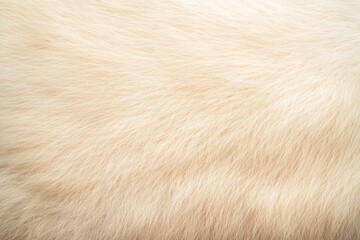 Soft, creamy fur texture with delicate strands reflecting light
