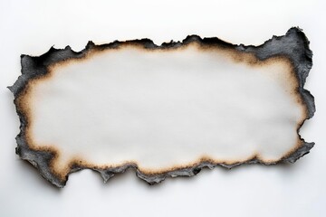 Burnt Edge Paper Texture on White, burn , distressed