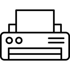 Printer Icon Vector Element