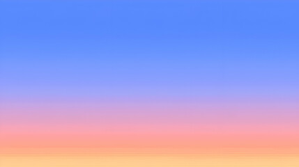 Fototapeta premium Pastel Sunset Sky Over Calm Horizon