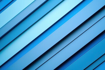 Obraz premium Abstract Diagonal Blue Stripes Background Modern Geometric Design Shades of Blue Texture Pattern