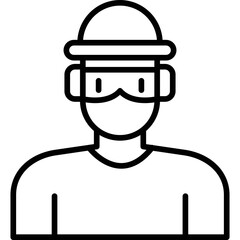 Criminal Icon Vector Element