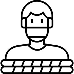 Kidnapping Icon Vector Element