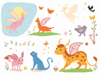 Fantasy Animals and Magical Beings for Young Readers