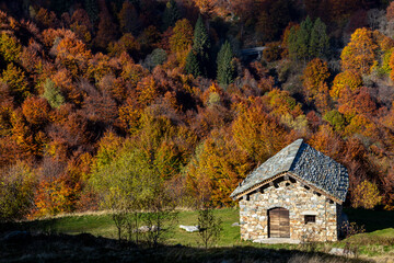 The Hermitage of Mary (Eremo di Maria) in aumtun, Oasi Zegna, Italy