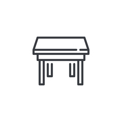 Dining Table line icon