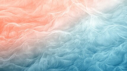 Obraz premium Abstract Ocean Dream: Serene Blue and Coral Hues