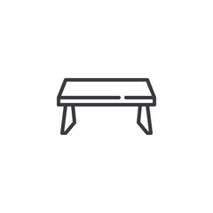Outdoor Bench line icon