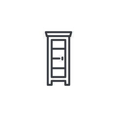 Display Cabinet line icon
