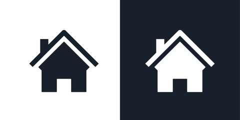 Home web icon set, House Simple vector illustration.