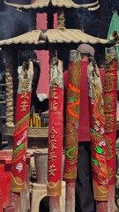 The red giant incense sticks, Che Kung Miu in Che Kung Temple, Sha Tin, Hong Kong - 12 Feb, 2025